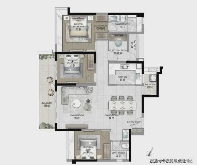 南府售楼处发布：稀缺地段的珍藏之作！麻将胡了电子游戏火热中！@广州城投领(图9)